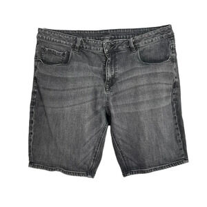 SH474 Mens ASOS Brand Dark Wash Stretch Denim Jean Shorts 40